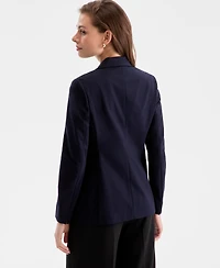 Bar Iii Women's Notch-Collar Single Button Blazer, Created for Macy's