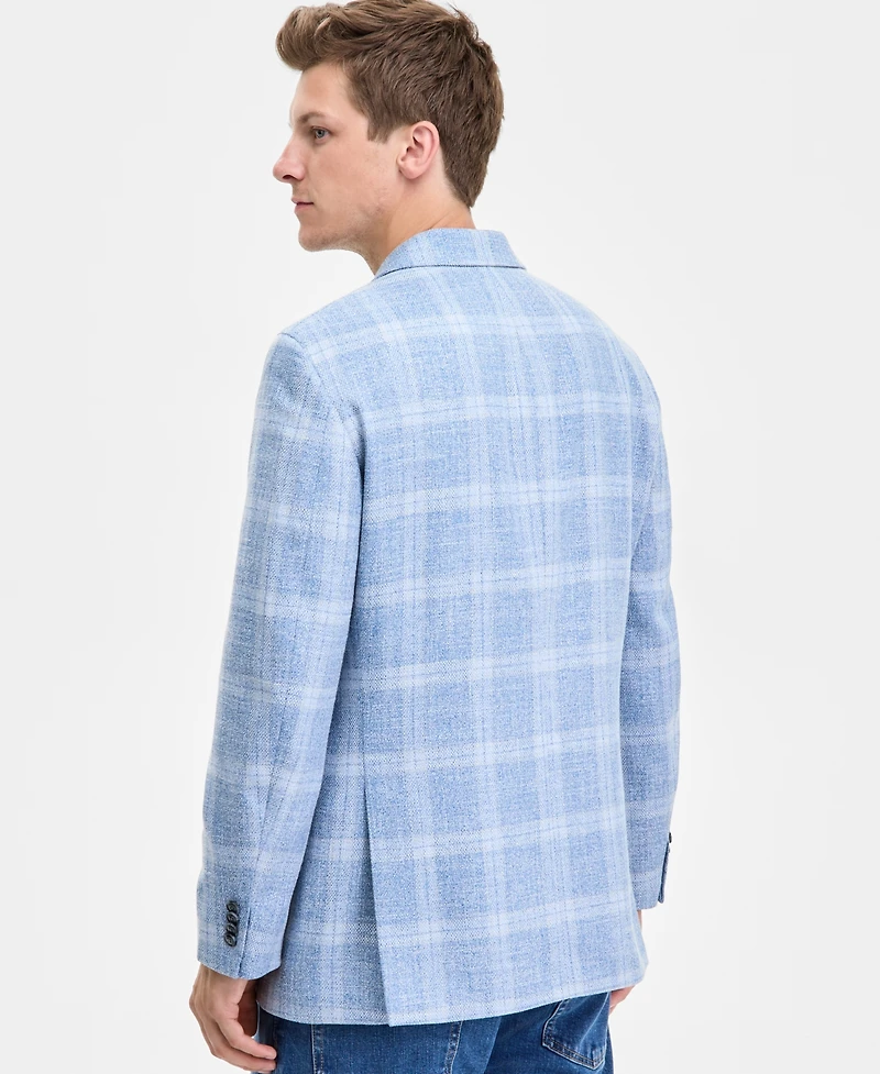 Tommy Hilfiger Men's Modern-Fit Check Sport Coat