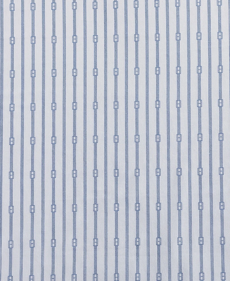 Tommy Hilfiger Printed 200-Thread Count Cotton Percale -Pc. Sheet Set