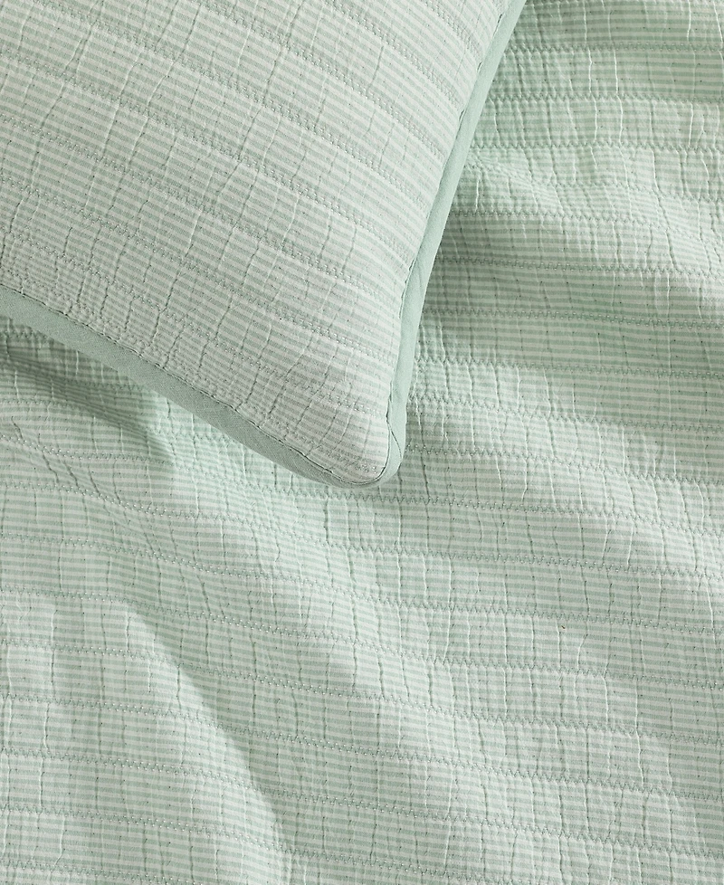 Tommy Hilfiger Ithaca Stripe Cotton Reversible -Pc. Quilt Set