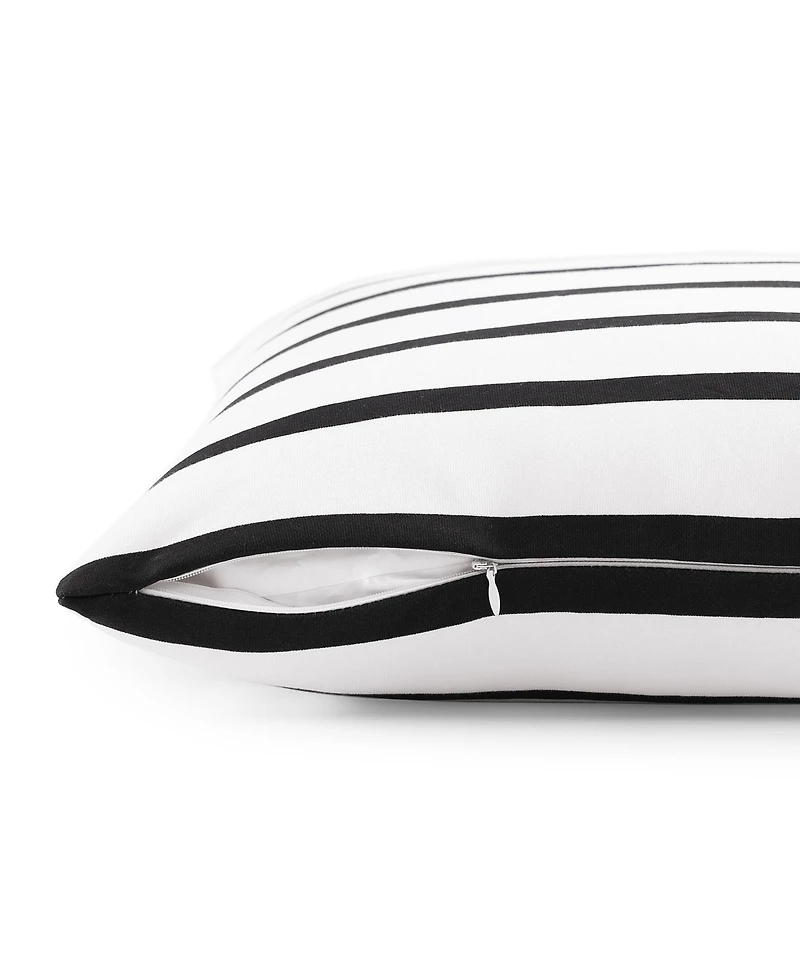 Tommy Hilfiger Placement Stripe Knitted Square Pillow, 20" X 20"