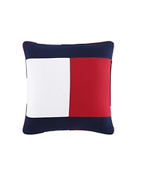 Tommy Hilfiger Flag Seersucker Square Pillow, 20" X 20"