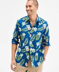 Club Room Men's Amista Floral Linen Shirt, Exclusively at Macy's