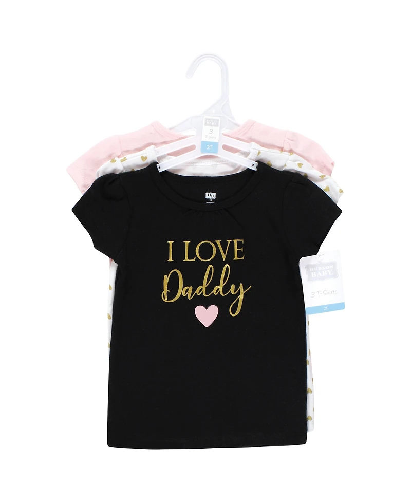 Hudson Baby Girls 3Pk Short Sleeve T-Shirts