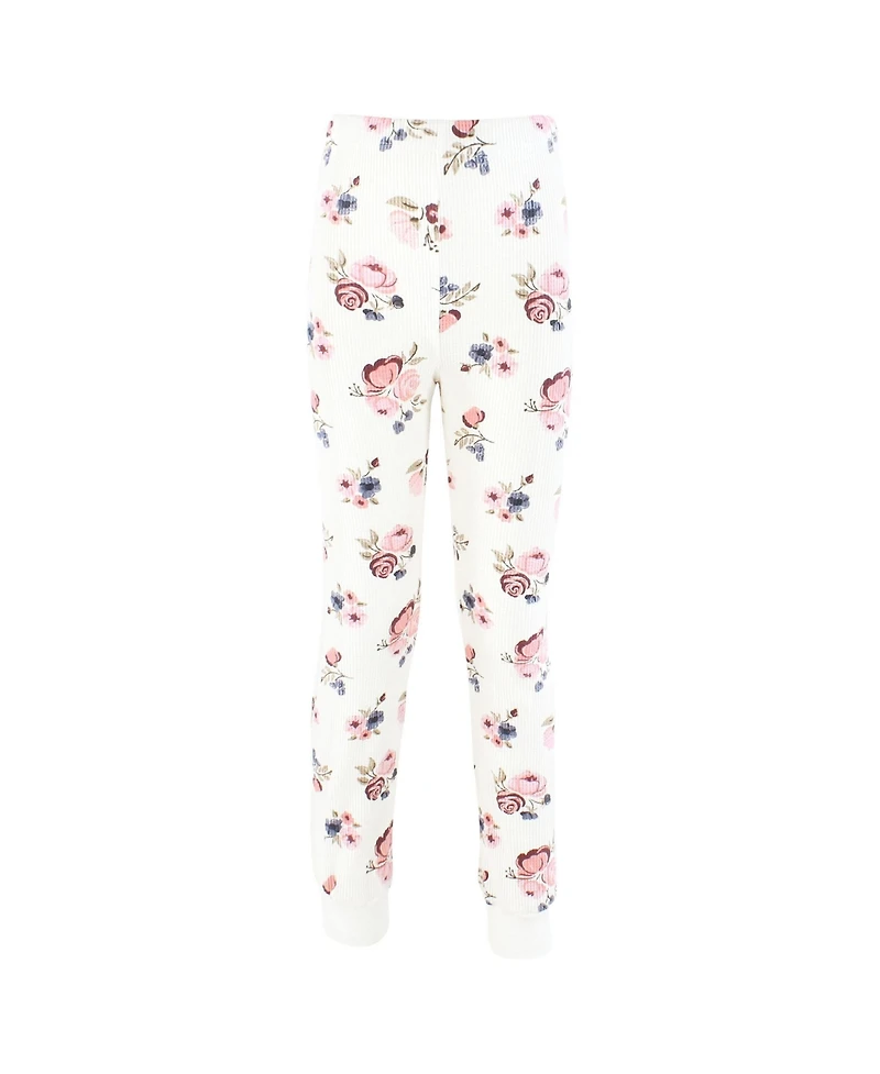 Hudson Baby Girls Thermal Long Underwear 2pc Set