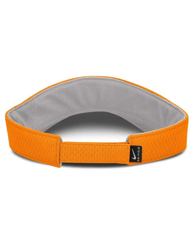 Nike Men's and Women's White Tennessee Volunteers 2025 Dugout Softball Ace Performance Adjustable Visor Hat