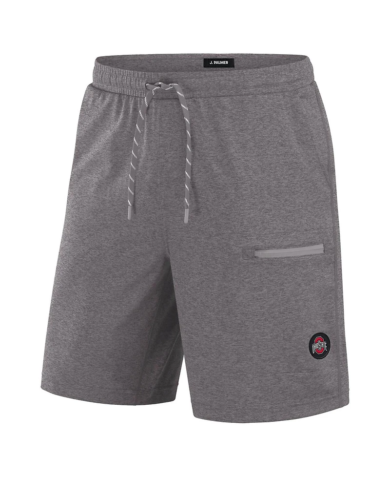 J. Palmer Men's Graphite Ohio State Buckeyes Home Game Shorts