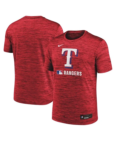 Nike Men's Red Texas Rangers Authentic Collection Velocity Performance Practice T-Shirt