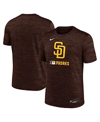 Nike Men's Brown San Diego Padres Authentic Collection Velocity Performance Practice T-Shirt