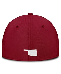 Nike Men's Crimson Oklahoma Sooners 2025 Dugout Coaches Rise Swoosh Performance Flex Hat