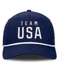 Fanatics Men's Navy Team Usa Captain Rope Adjustable Hat