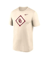 Nike Men's Cream Oklahoma Sooners Legend Baseball Icon Performance T-Shirt