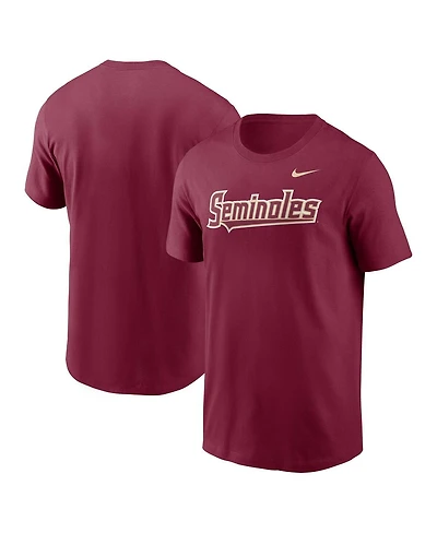 Nike Men's Garnet Florida State Seminoles Baseball Wordmark T-Shirt