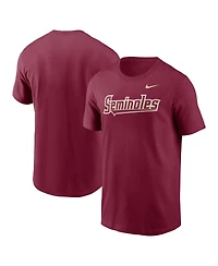 Nike Men's Garnet Florida State Seminoles Baseball Wordmark T-Shirt