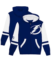 Outerstuff Preschool Blue Tampa Bay Lightning Face Off Full-Zip Hoodie