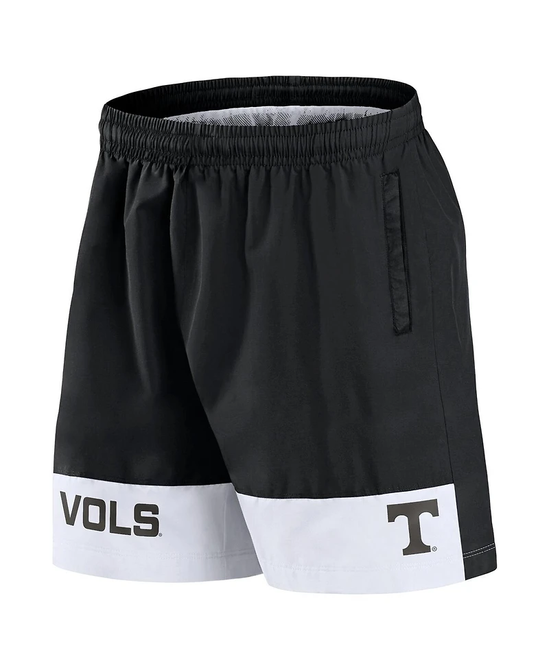 Fanatics Men's Black Tennessee Volunteers Elements Intensity Woven Shorts