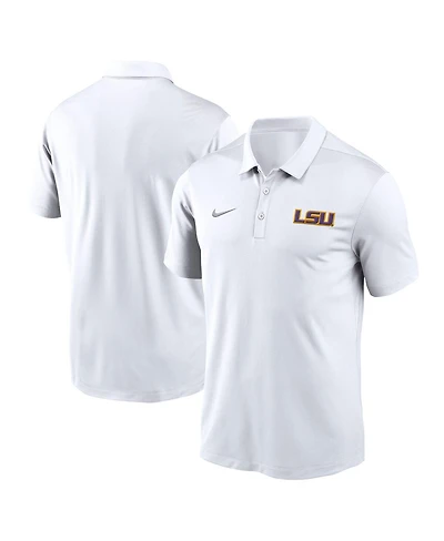 Nike Men's White Lsu Tigers Primetime Franchise Performance Polo Shirt