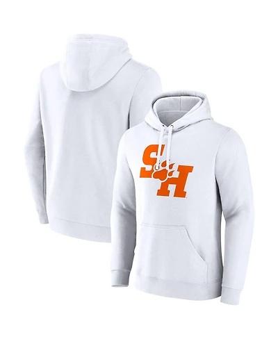 Fanatics Men's White Sam Houston State Bearkats Primary Logo Pullover Hoodie