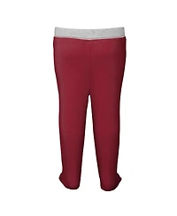 Outerstuff Baby Boys and Girls 3-Piece Crimson/White Oklahoma Sooners Dream Team Raglan Long Sleeve Bodysuit, Hat Pants Set