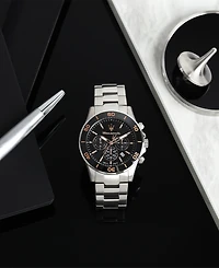 Maserati Men's Chronograph Stainless Steel Metal Band Watch, 43mm