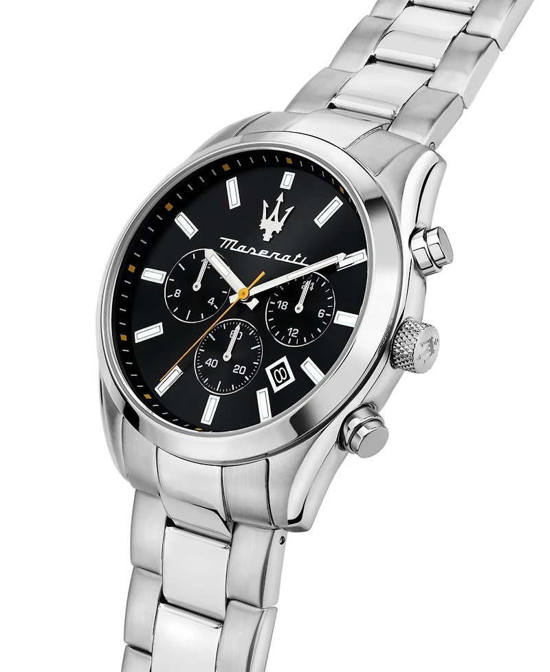 Maserati Men's Multifunction Stainless Steel Metal Band Watch