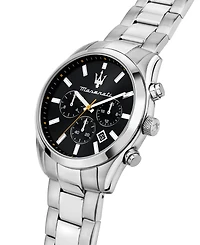 Maserati Men's Multifunction Stainless Steel Metal Band Watch