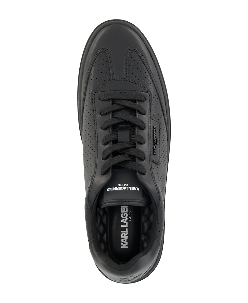Karl Lagerfeld Paris Men's Perforated Logo Sneakers