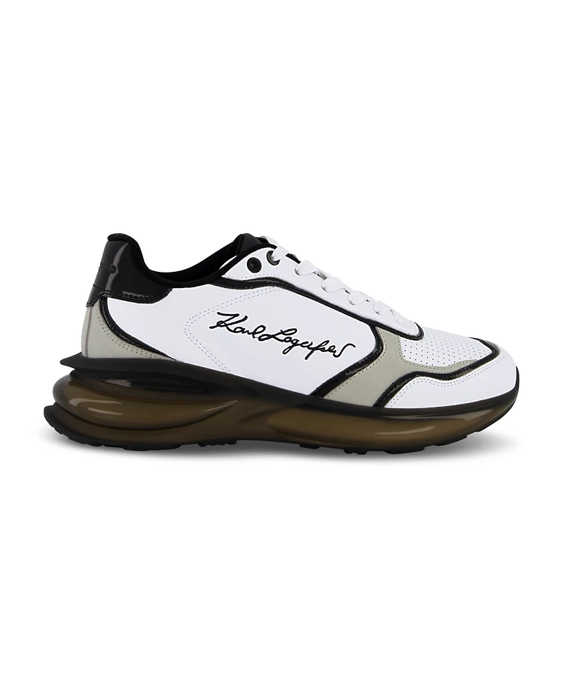 Karl Lagerfeld Paris Men's Embroidered Signature Logo Running Sneakers