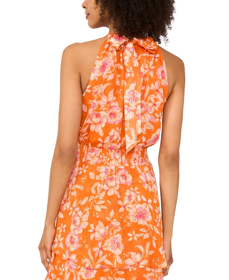 Sam & Jess Women's Floral Halter Maxi Dress