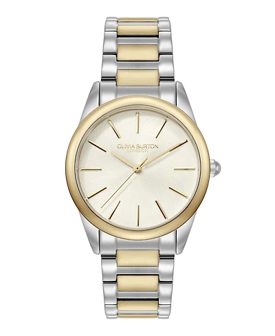 Olivia Burton Women's Glowful Two-Tone Stainless Steel Bracelet Watch, 34mm