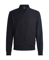 Boss by Hugo Men's Cotton-Blend Zip-Up Padded Jacket