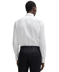 Boss by Hugo Men's Embroidered Relaxed-Fit Dress Shirt