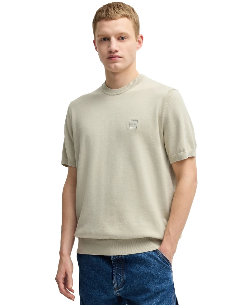 Boss by Hugo Men's Cotton Cashmere Knit Sweater