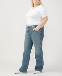 Silver Jeans Co. Plus Mid Rise Baggy Bootcut