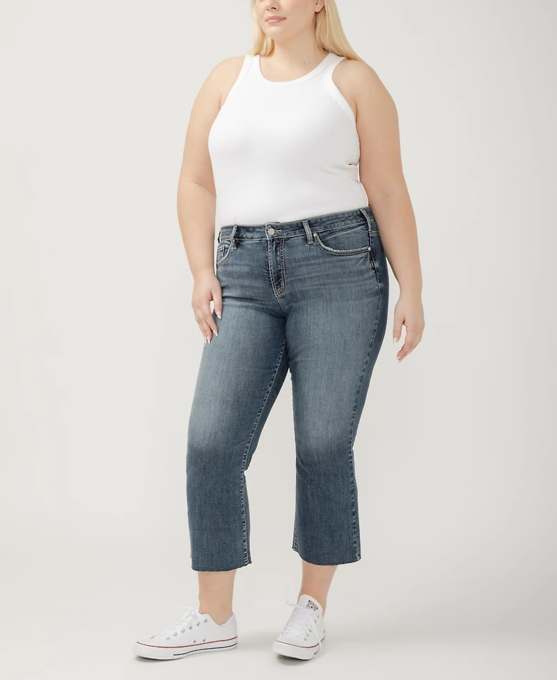 Silver Jeans Co. Plus Suki Mid Rise Curvy Fit Flare