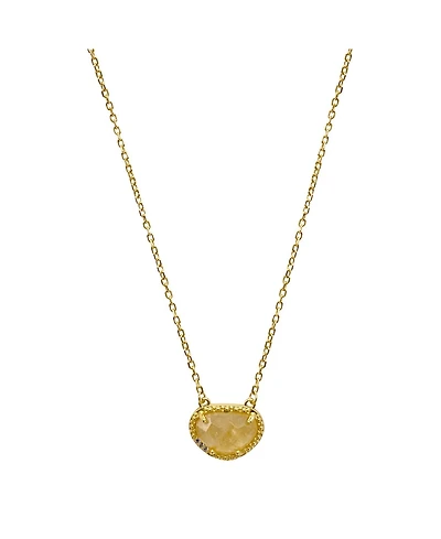 Adornia Fine Birthstone Necklace 14k Gold Vermeil