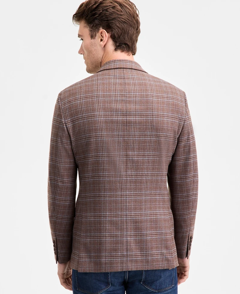 Kenneth Cole Reaction Men's Slim-Fit Techni-Cole Plaid Sport Coat