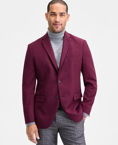 Kenneth Cole Reaction Men's Slim-Fit Techni-Cole Solid Weave Sport Coat