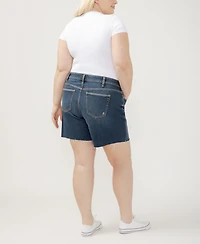 Silver Jeans Co. Plus Suki Mid Rise Curvy Fit Shorts