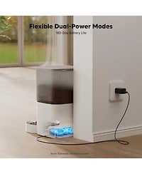 Automatic Cat Feeder-Timed Cat Feeders with 180-Day Battery Life,Cat Food Dispenser for Dry Food Fresh,1-6 Meals Per Day,Auto Pet Feeder for Cat&Dog