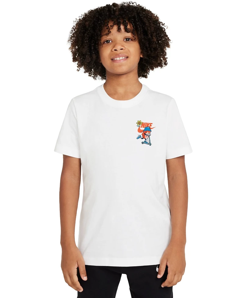 Nike Big Kids Sportswear Cotton Graphic T-Shirt