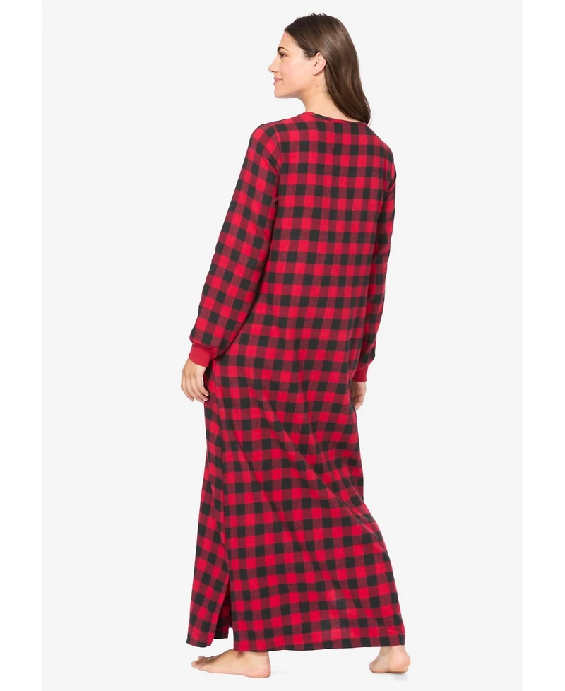 Dreams & Co. Women's Cotton Flannel Lounger