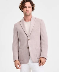 Michael Kors Men's Classic-Fit Stretch Oatmeal Knit Sport Coat
