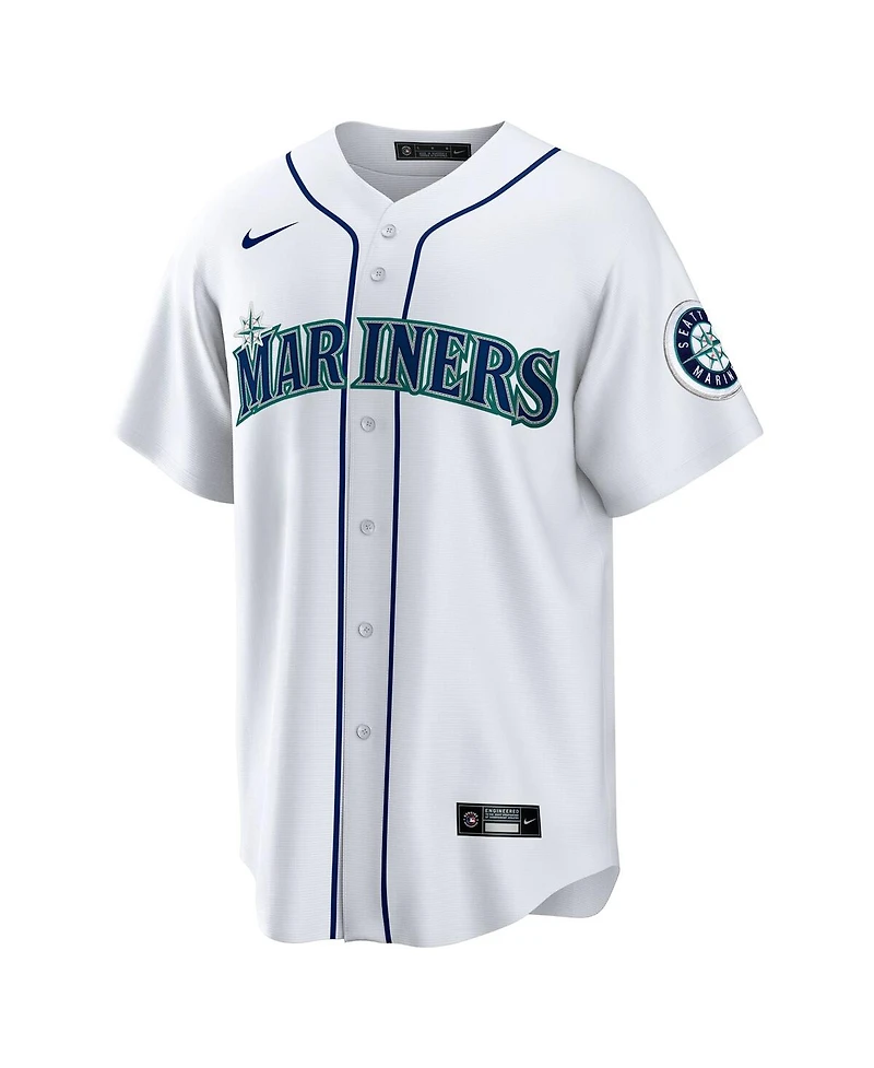 Nike Men's Julio Rodriguez White Seattle Mariners Home Replica Jersey