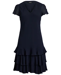 Lauren Ralph Women's Georgette Drop-Waist Dress