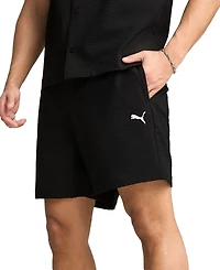 Puma Men's Relaxed-Fit 6" Seersucker Shorts
