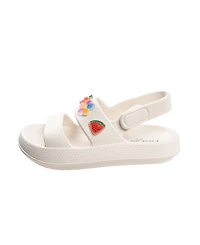 Bebe Little Girls Cute and Comfortable Summer with Charms Sandals