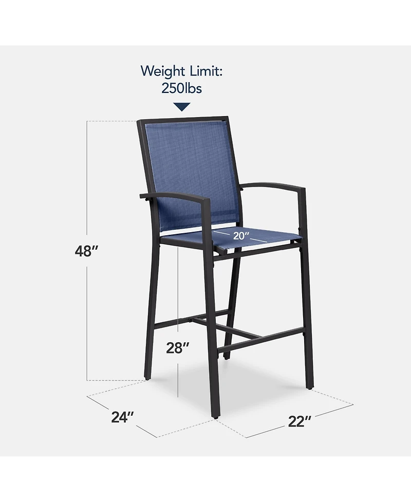 Best Choice Products Outdoor Barstools Set of 2