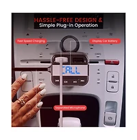 Pyle Bluetooth Car Fm Transmitter – Wireless Music Streaming & Hands-Free Calling
