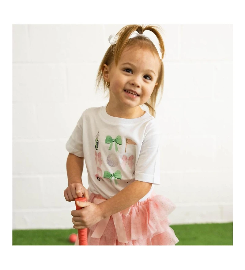 Sweet Wink Toddler Girls Coquette Golf Short Sleeve T-Shirt